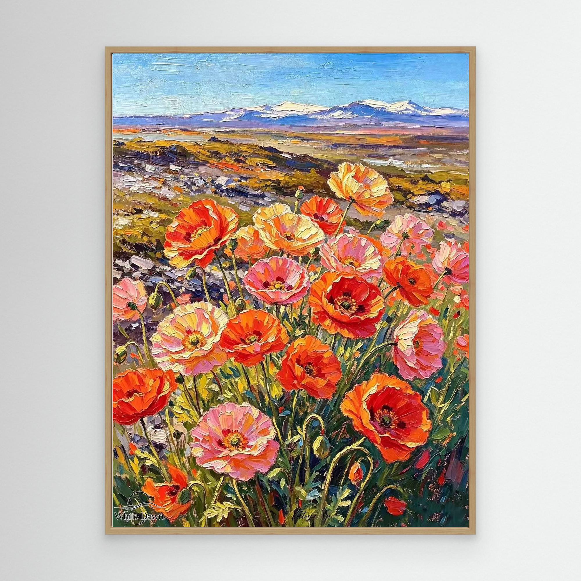Iceland Poppy Beauty — Fauvist Floral Art Print