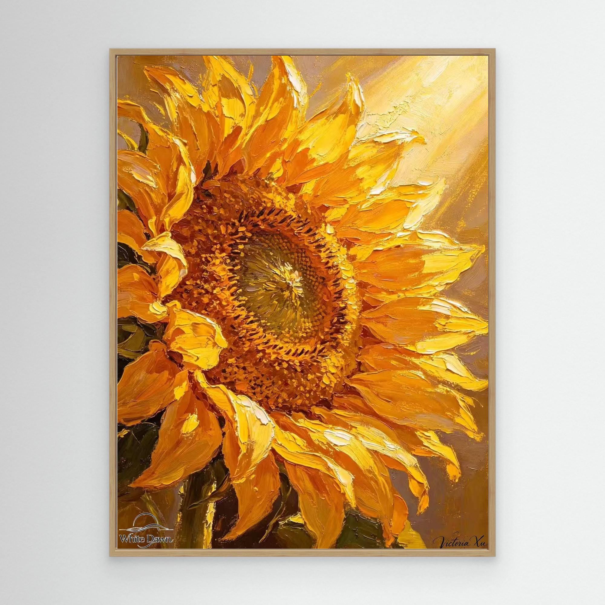 Sunflower — Fauvist Floral Art Print
