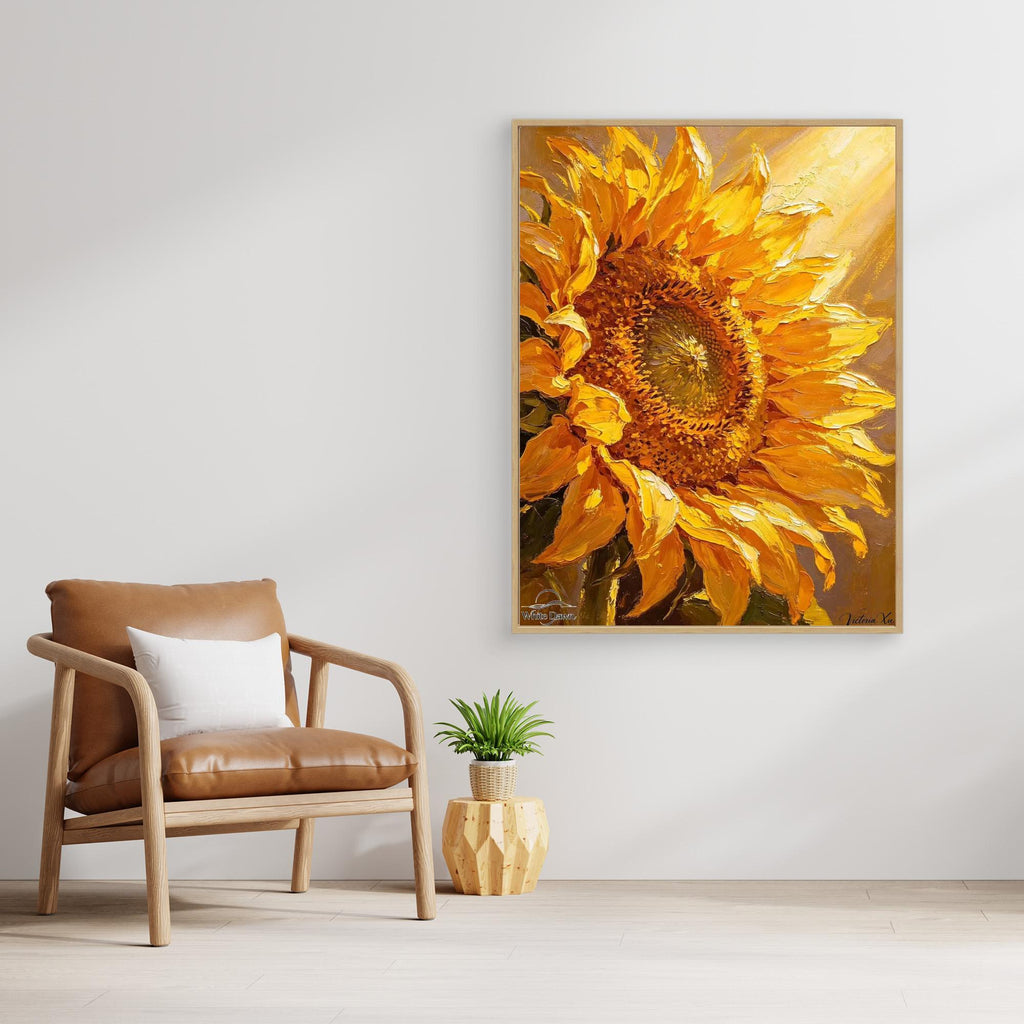 Sunflower — Fauvist Floral Art Print