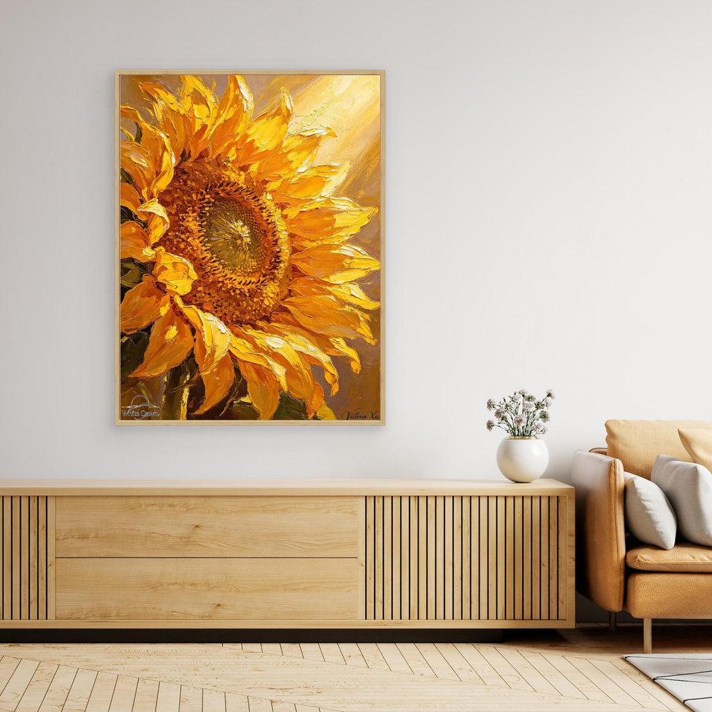 Sunflower — Fauvist Floral Art Print