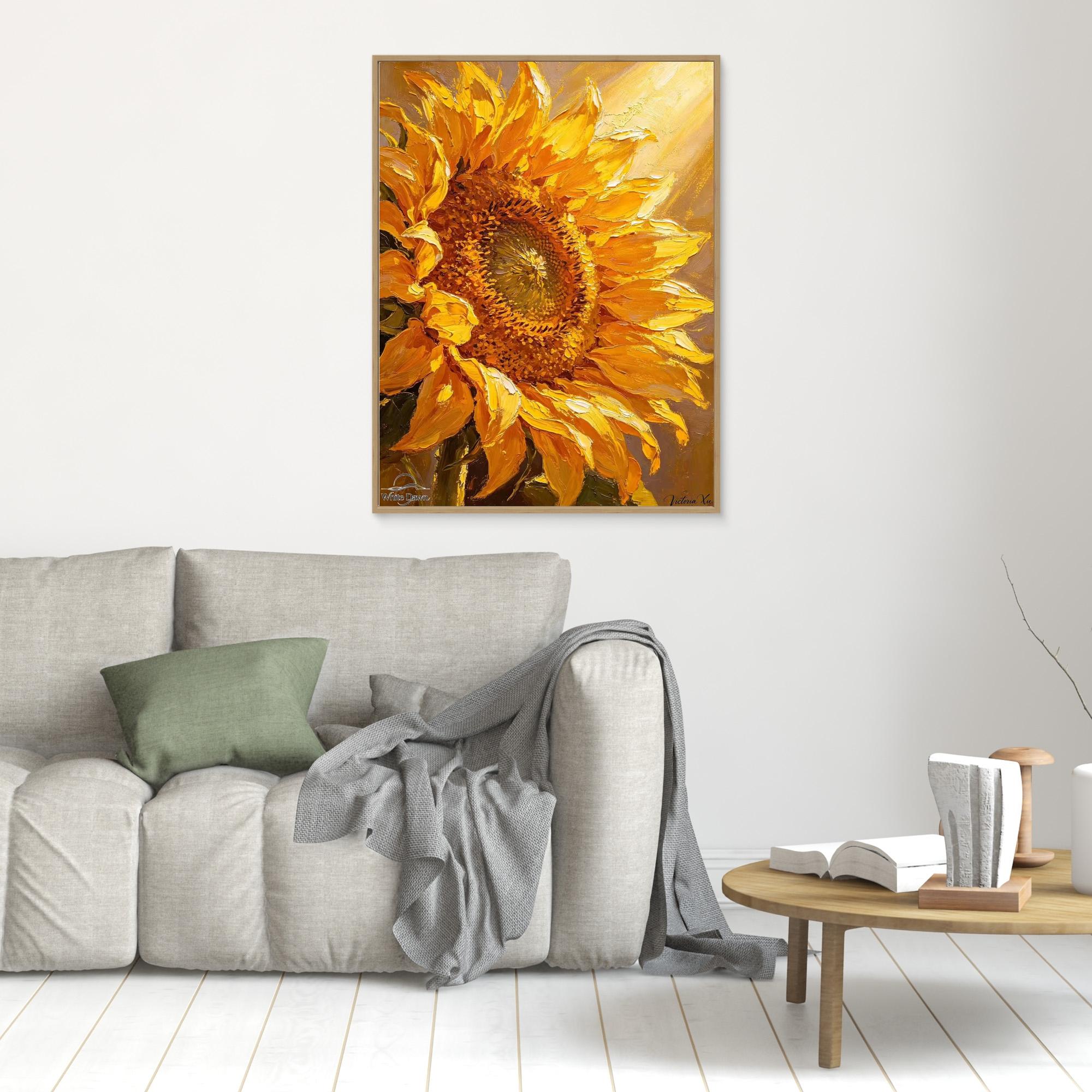 Sunflower — Fauvist Floral Art Print
