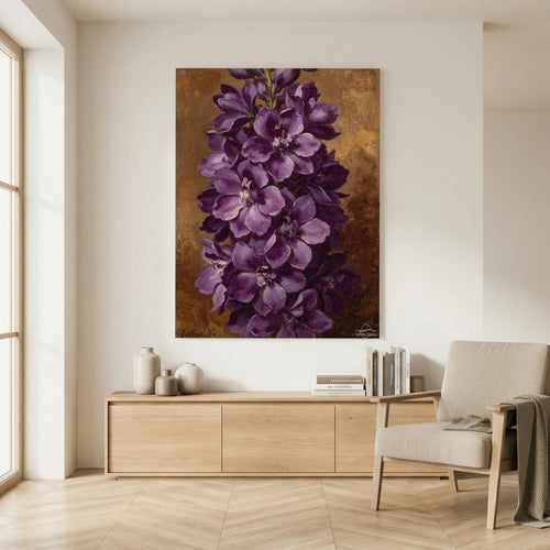 Dark‑Blue Larkspur Fine‑Art Print