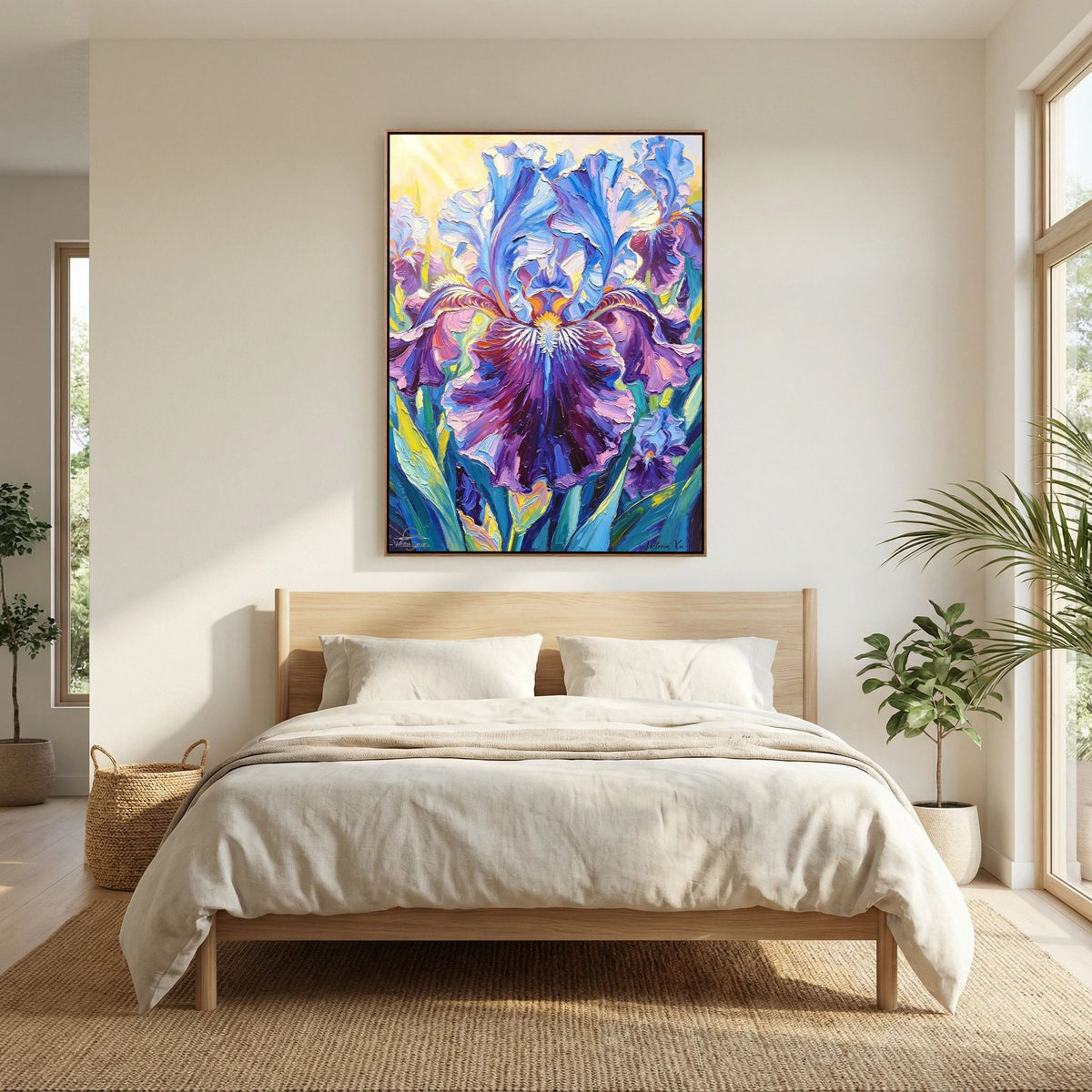 Sunlit Iris Fine‑Art Print