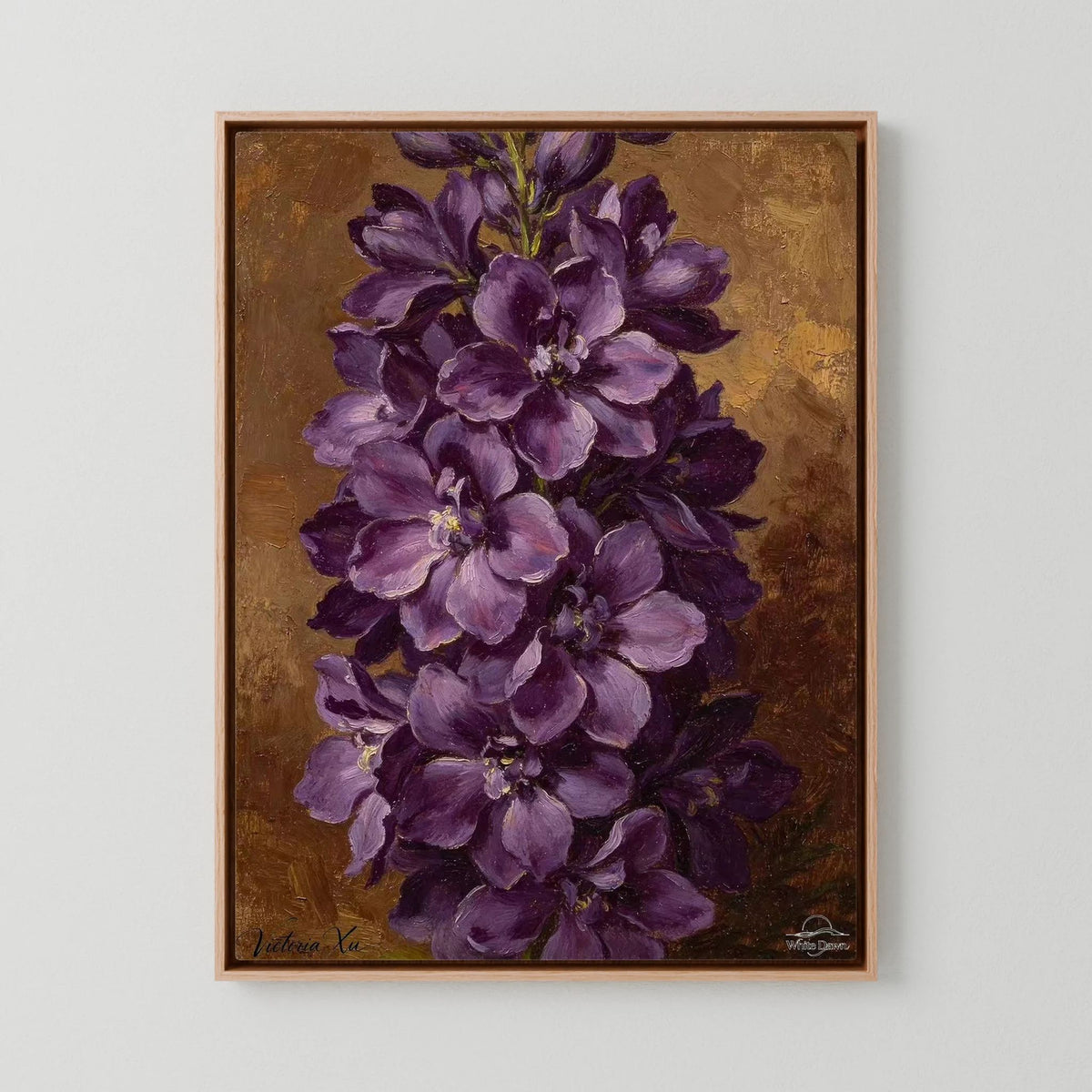 Dark‑Blue Larkspur Fine‑Art Print