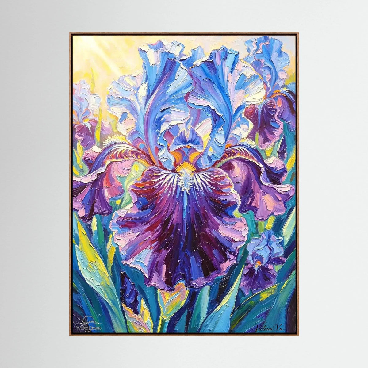 Sunlit Iris Fine‑Art Print