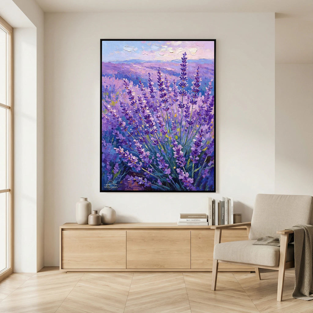 Romantic Lavender · Art Print