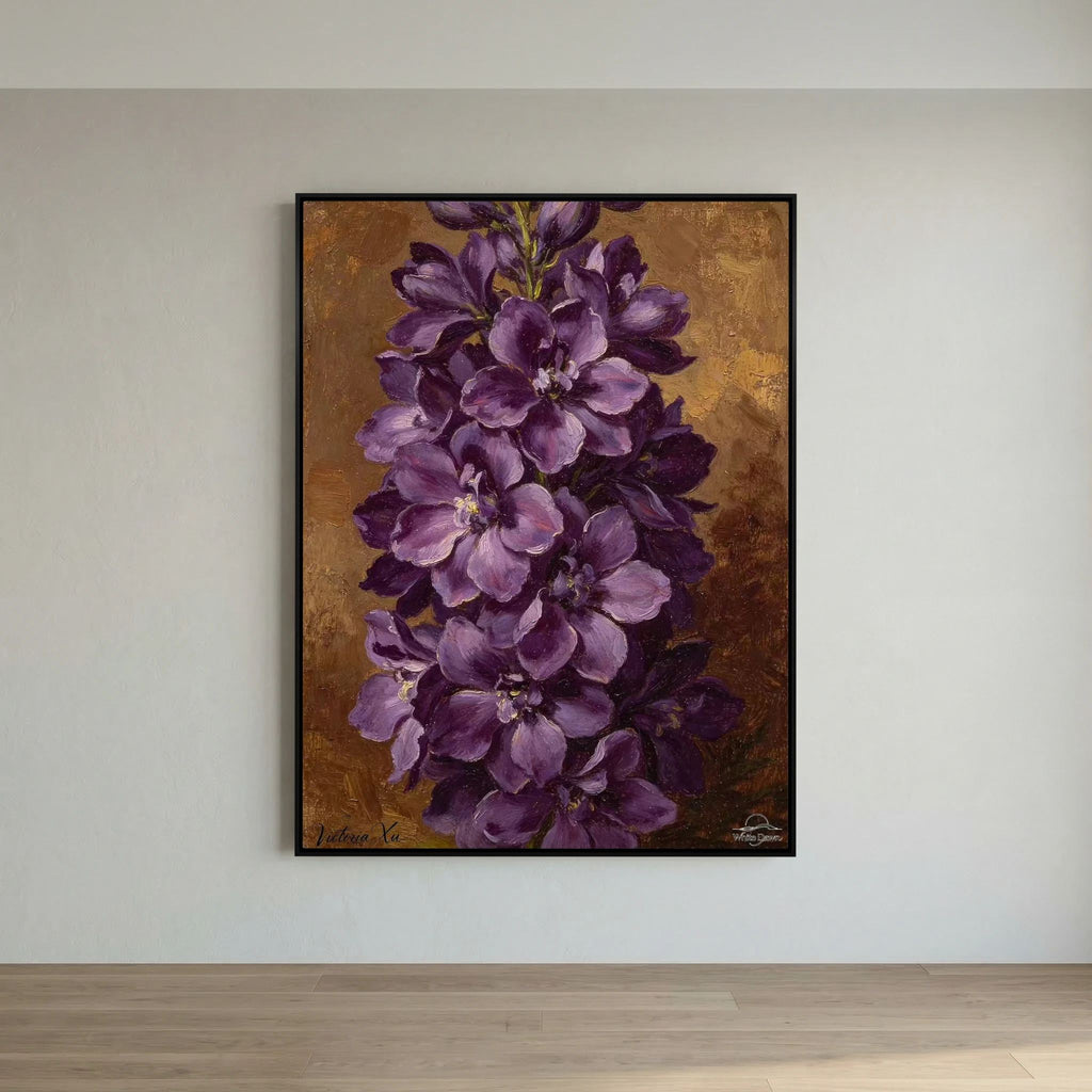 Dark‑Blue Larkspur Fine‑Art Print