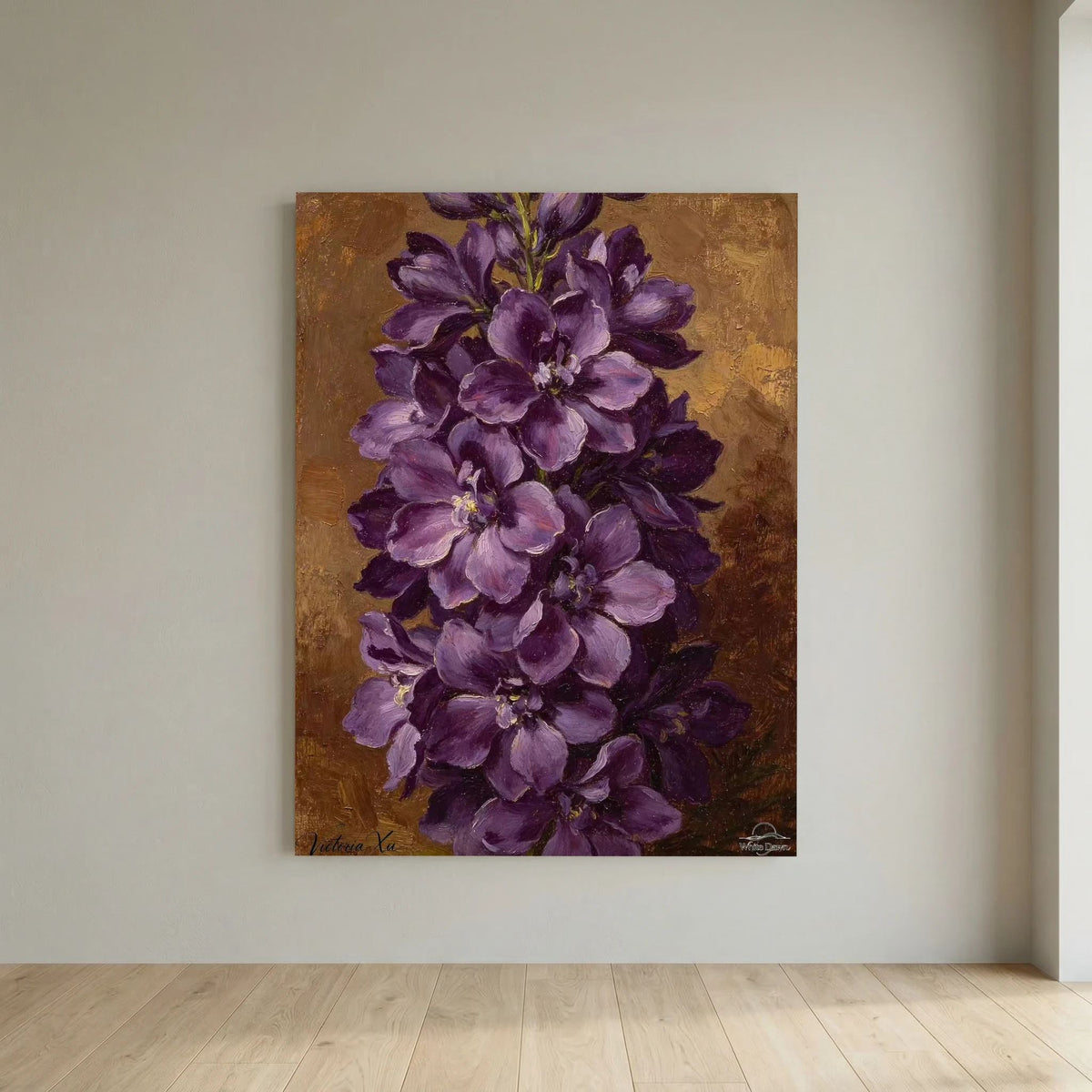 Dark‑Blue Larkspur Fine‑Art Print