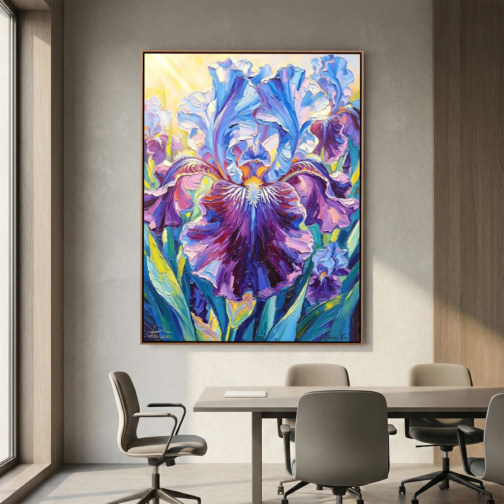 Sunlit Iris Fine‑Art Print