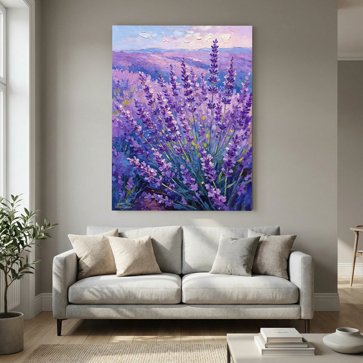 Romantic Lavender · Art Print