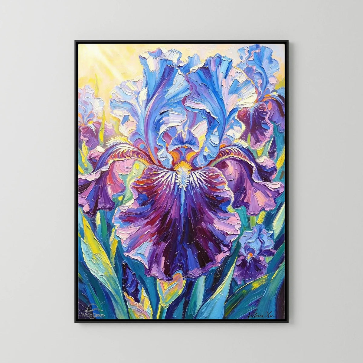 Sunlit Iris Fine‑Art Print