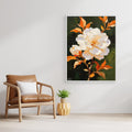 Orange Blossom Bloom — Fauvist Floral Art Print