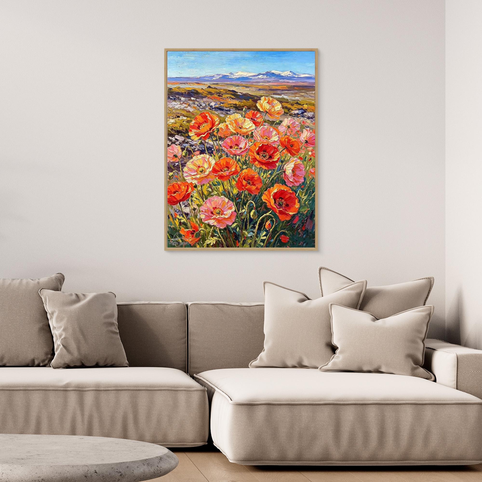 Iceland Poppy Beauty — Fauvist Floral Art Print