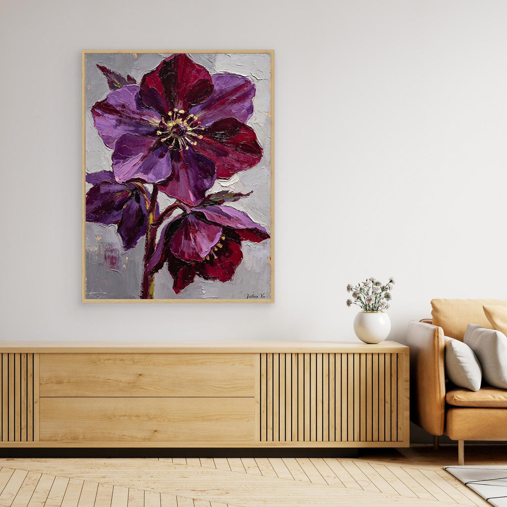 Christmas Rose — Fauvist Floral Art Print