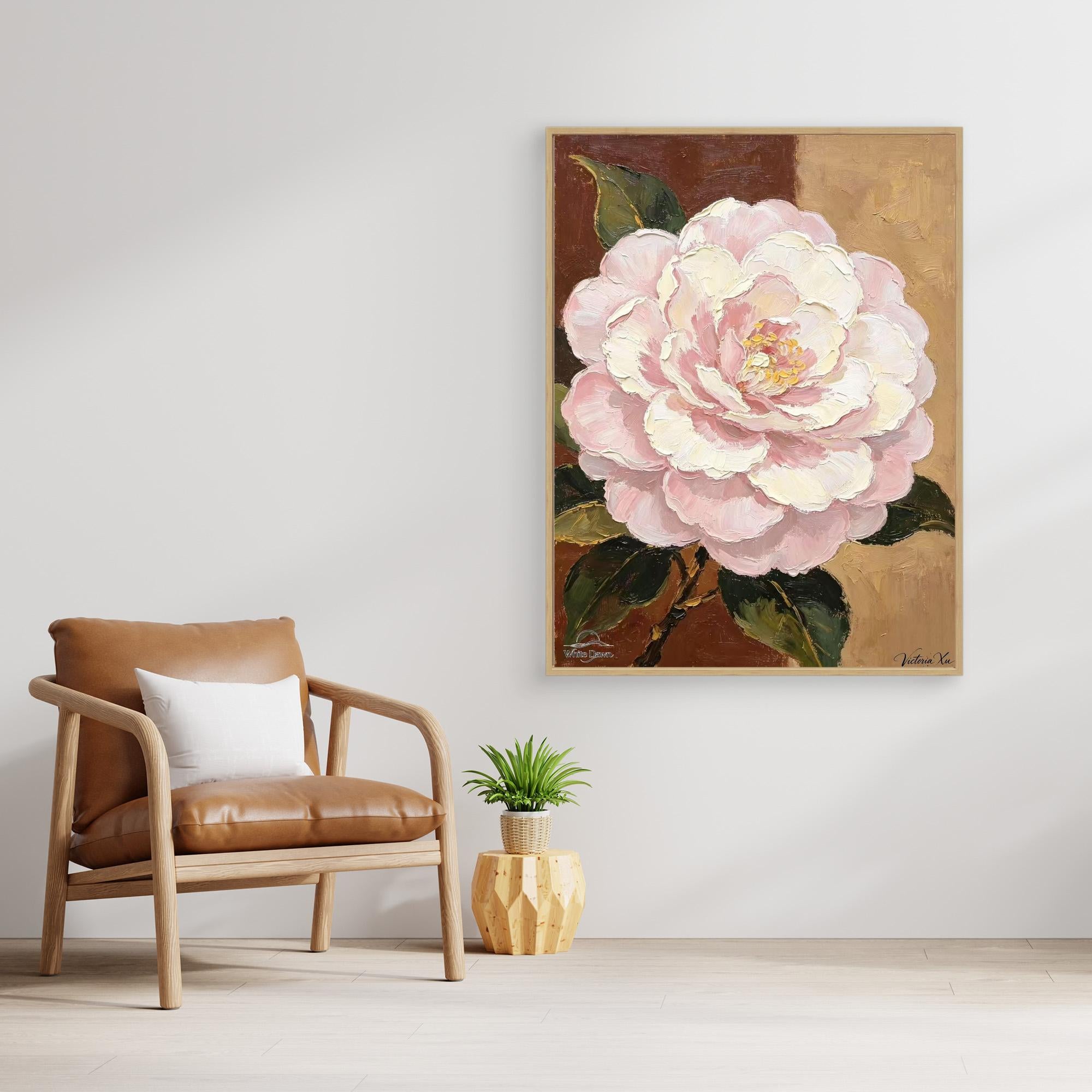 Camellia — Fauvist Floral Art Print