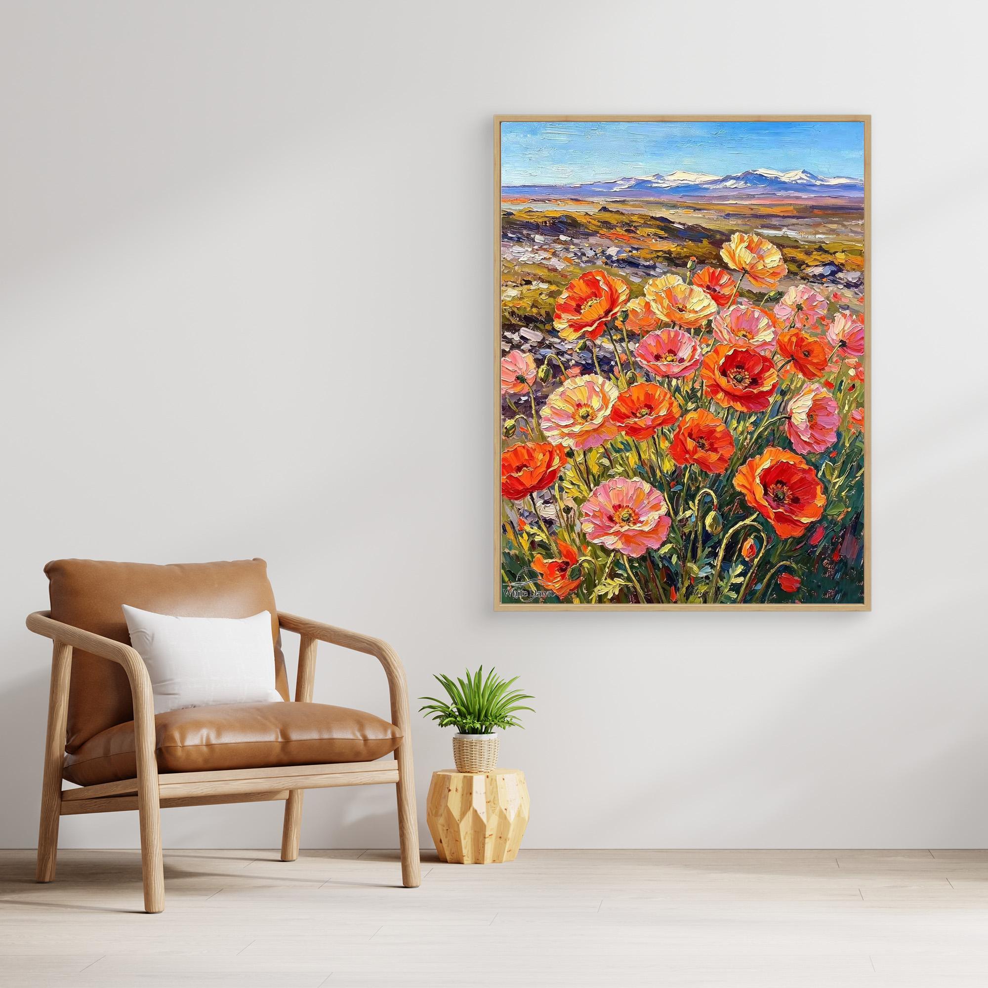 Iceland Poppy Beauty — Fauvist Floral Art Print