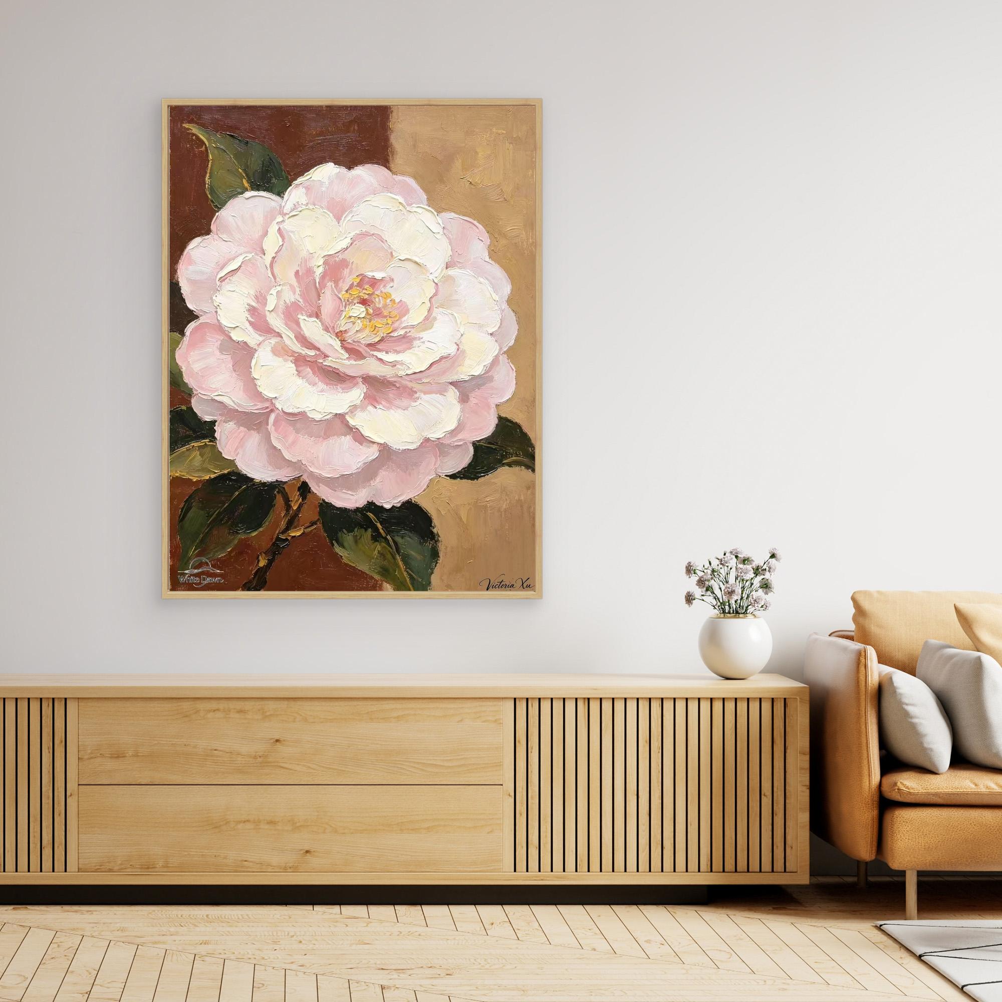 Camellia — Fauvist Floral Art Print