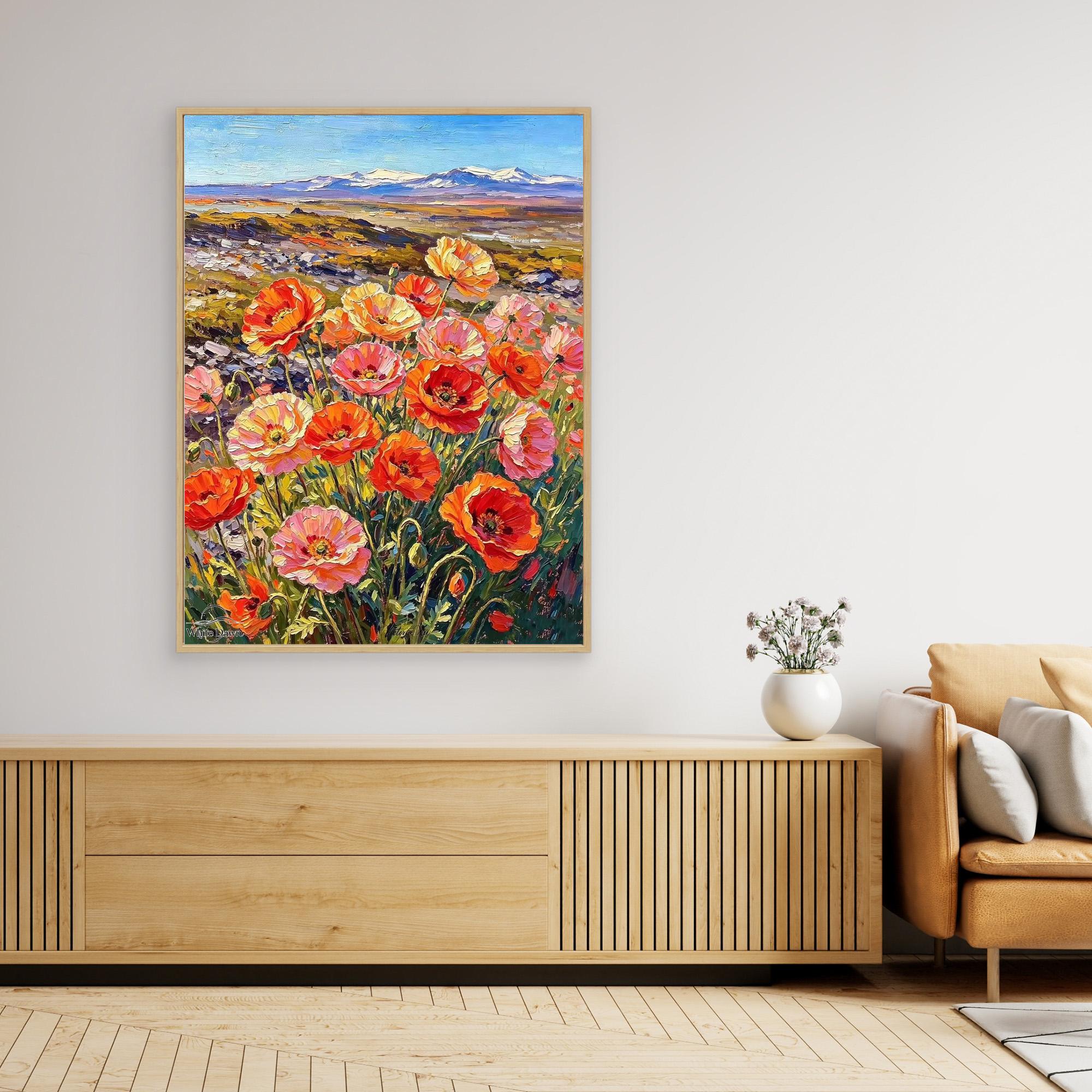 Iceland Poppy Beauty — Fauvist Floral Art Print