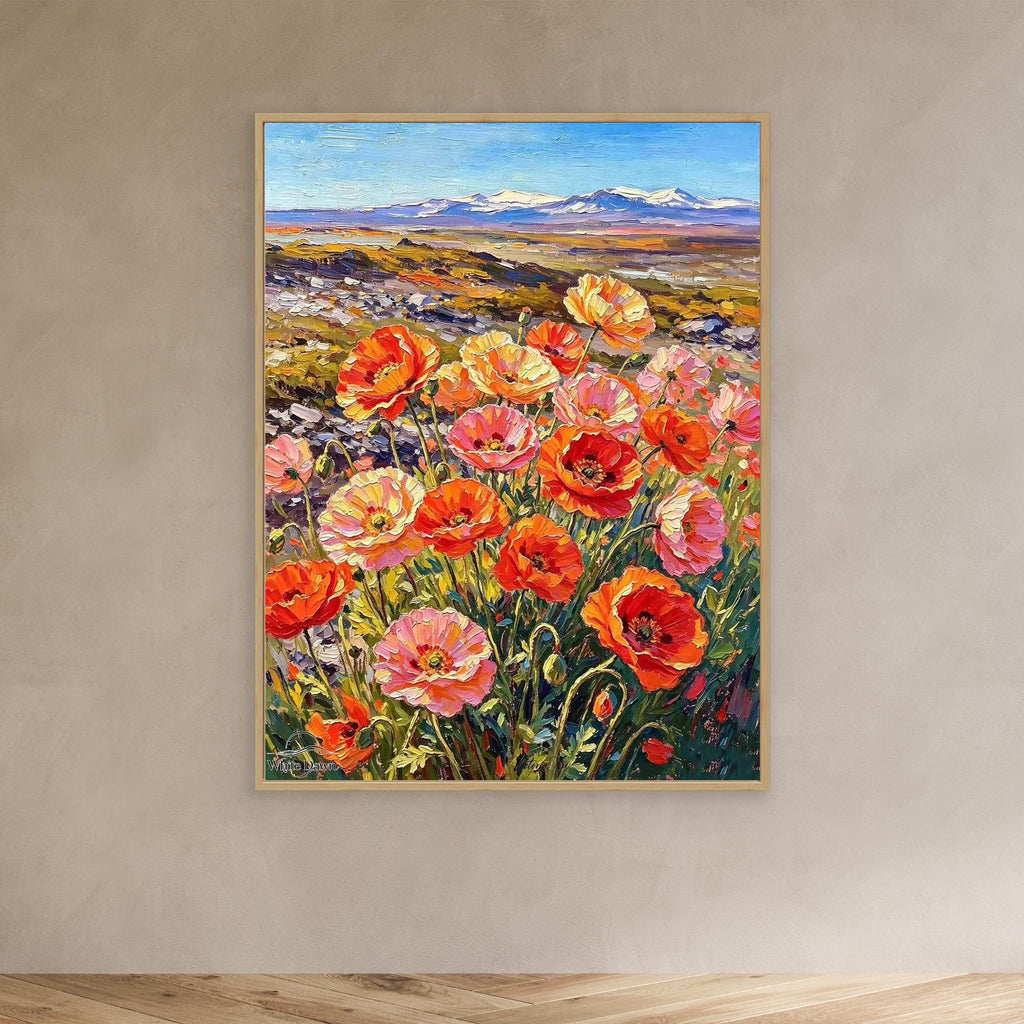 Iceland Poppy Beauty — Fauvist Floral Art Print