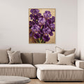 Purple Iris — Fauvist Floral Art Print
