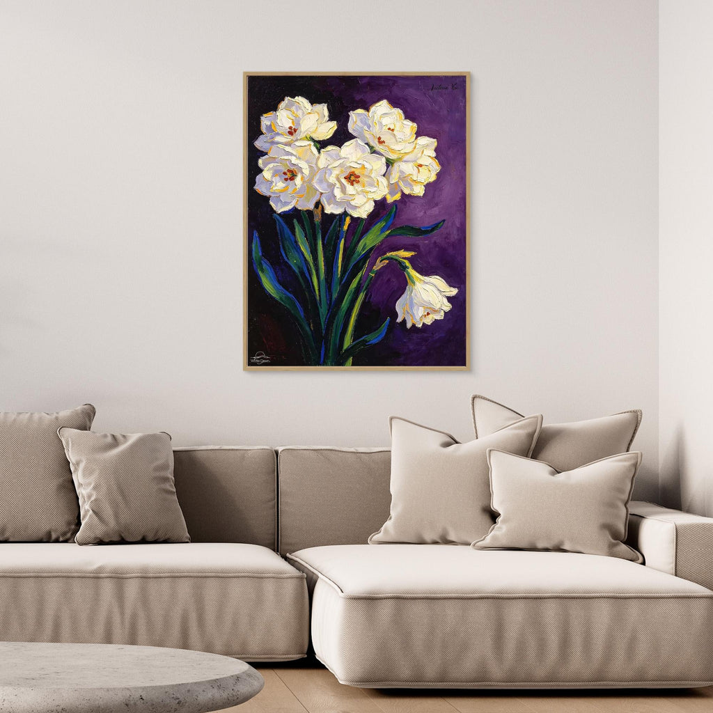 Evening Tuberose — Fauvist Floral Art Print